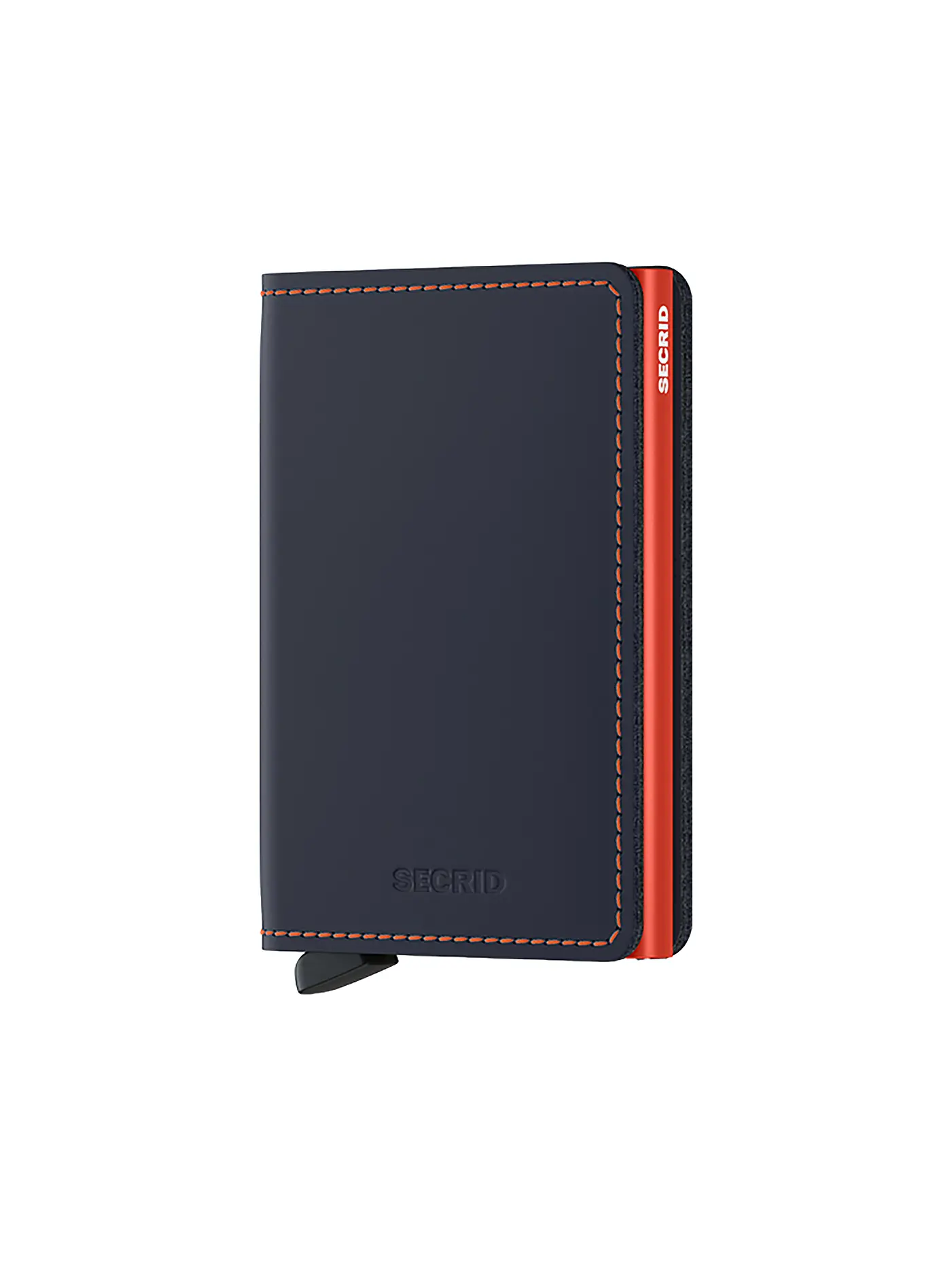 SECRID | Geldbörse SLIMWALLET MATTE Nightblue & Orange | 